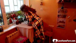 Ta oli seljas sooja pesu ja parempidises nii et mul oli, et kurat teda kõvasti