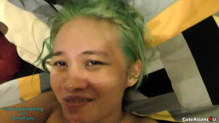 мінет в стилі POV і любить сперму в обличчі