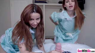 Nene Maya Kendrick at mainit na Vanna Bardot ibinahagi guy malaking hard titi bago hardcore sex